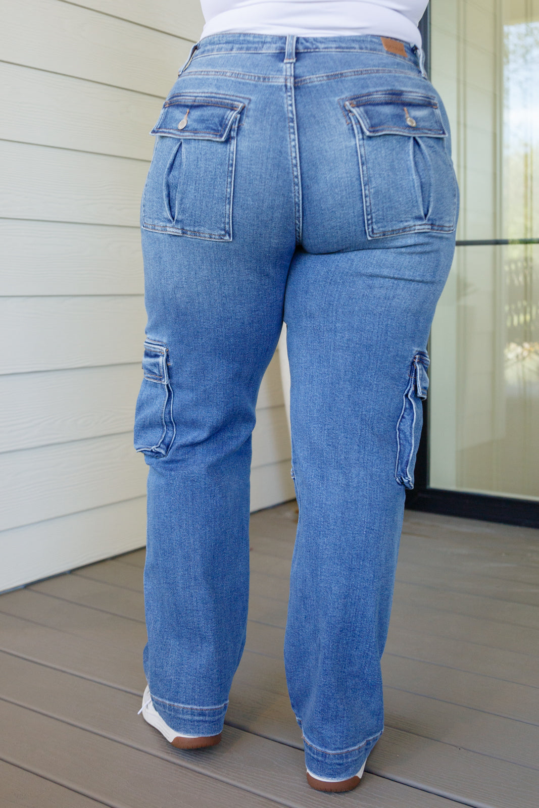 Clarissa High Rise Wide Leg Cargo Jeans - WEBSITE EXCLUSIVE