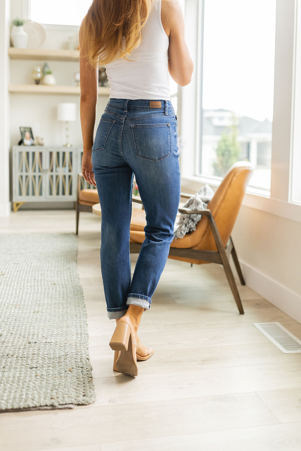 Colt High Rise Button Fly Distressed Boyfriend Jeans - Website Exclusive