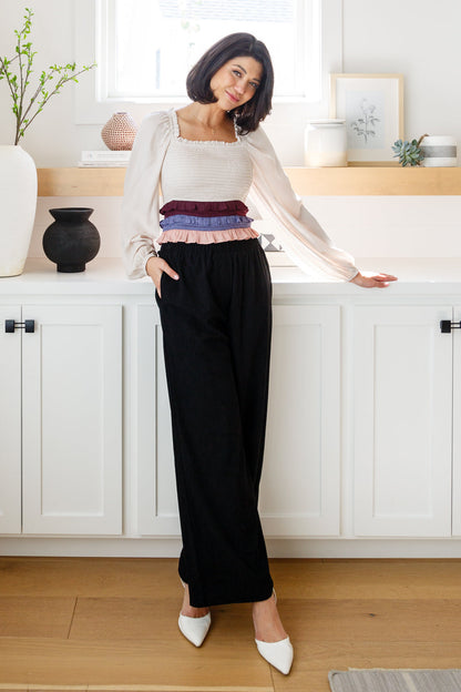 Shirley Smocked Ruffle Blouse - WEBSITE EXCLUSIVE
