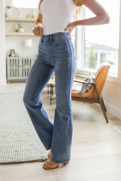 Paula High Rise Pull On Slim Bootcut - Website Exclusive