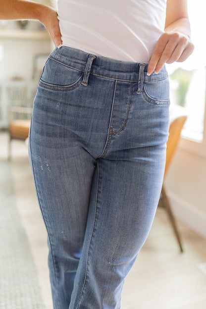 Paula High Rise Pull On Slim Bootcut - Website Exclusive