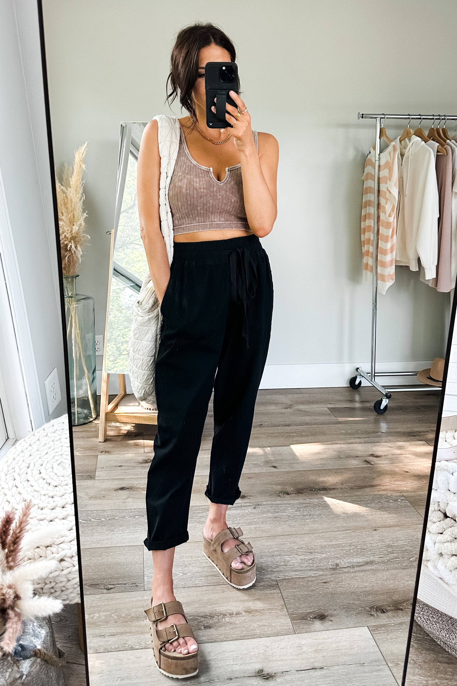 Love Me Dearly High Waisted Pants in Black - WEBSITE EXCLUSIVE