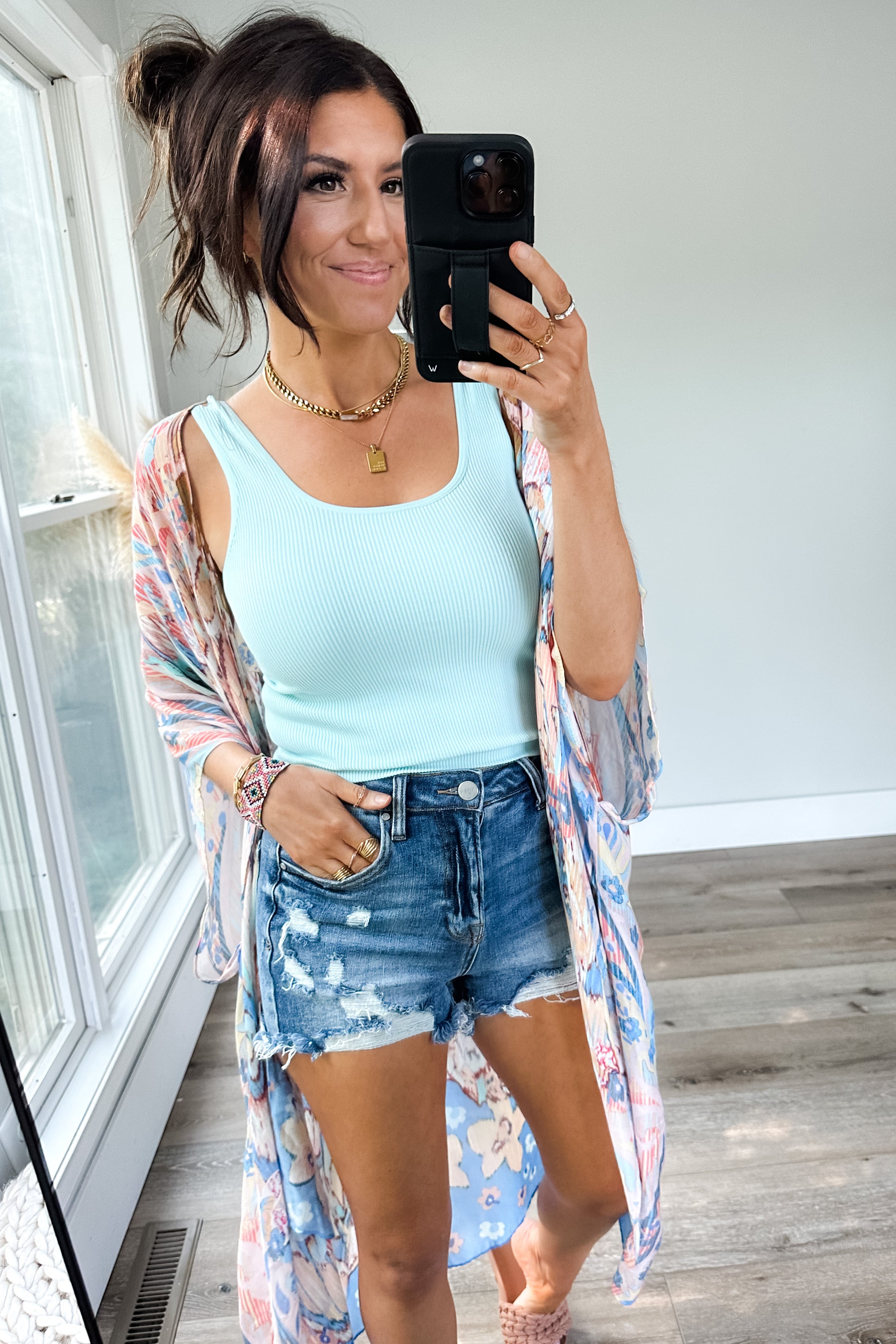 Aquamarine Destiny Kimono