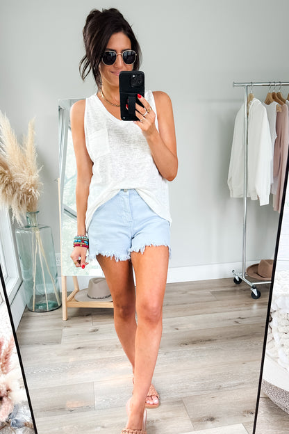 Love Lagoon Tank in Off White