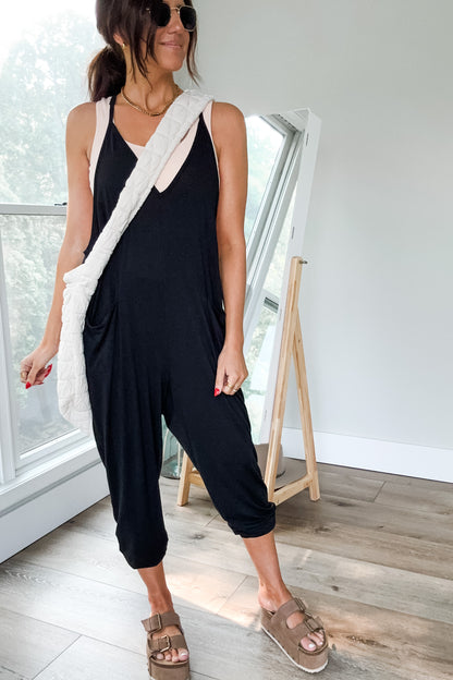 Trendsetter Jumpsuit in Black