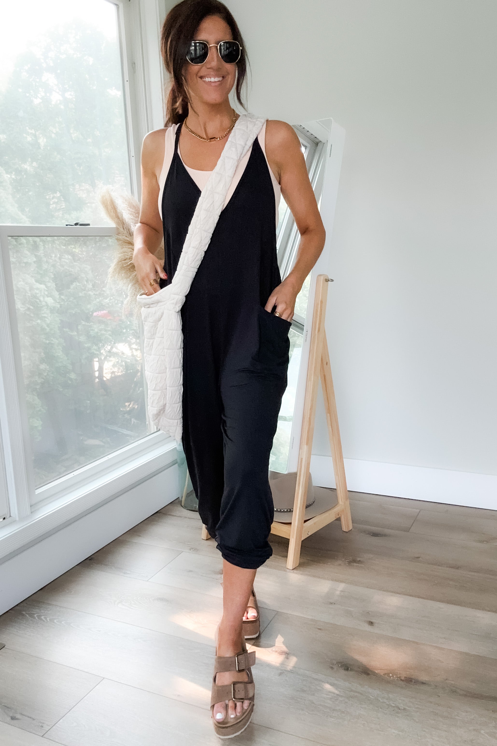 Trendsetter Jumpsuit in Black