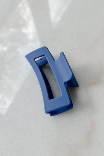 Jumbo Glam Grip Hair Claw- Blue