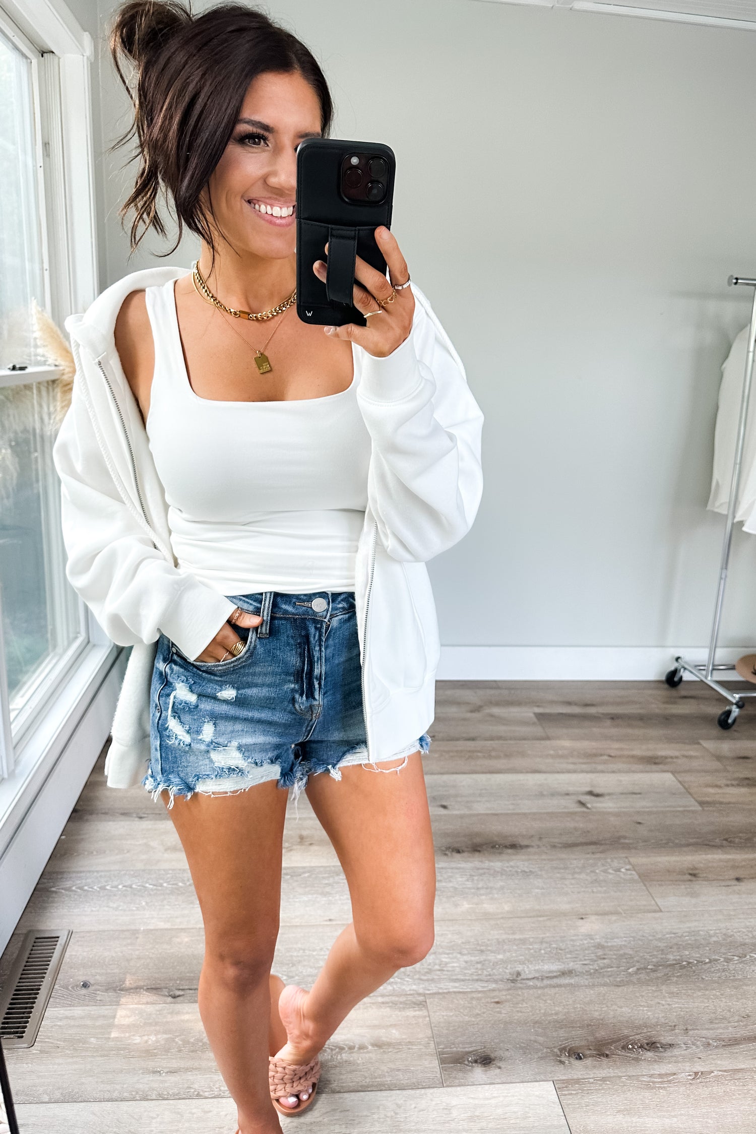 Passion Ivory Zip-Up Hoodie