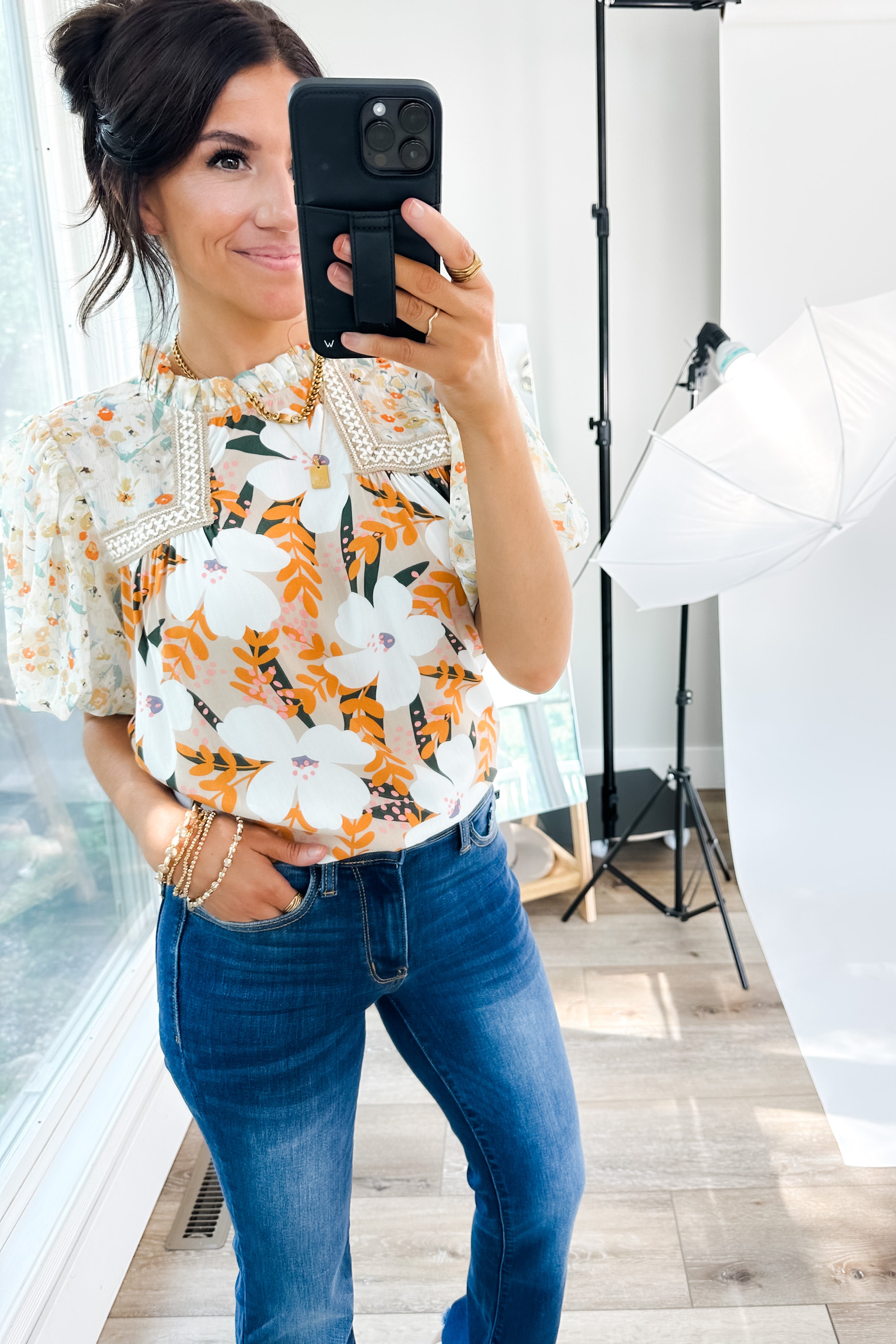Daydreamer Mixed Floral Top - WEBSITE EXCLUSIVE