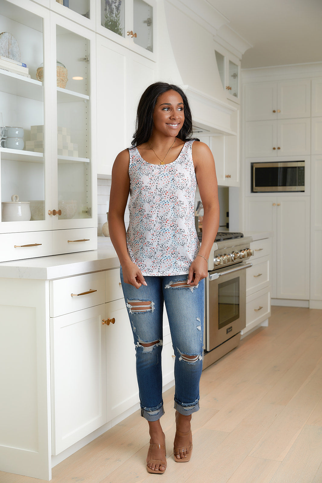 Belinda High Rise Distressed Straight Jeans - WEBSITE EXCLUSIVE