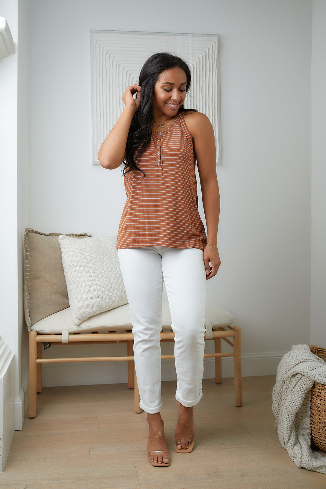 Tip Me Off Striped Tank - WEBSITE EXCLUSIVE
