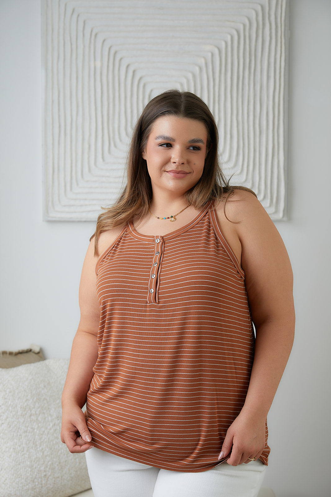 Tip Me Off Striped Tank - WEBSITE EXCLUSIVE