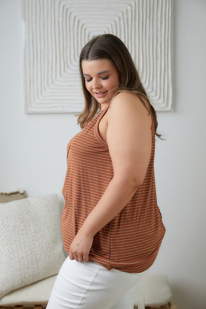 Tip Me Off Striped Tank - WEBSITE EXCLUSIVE
