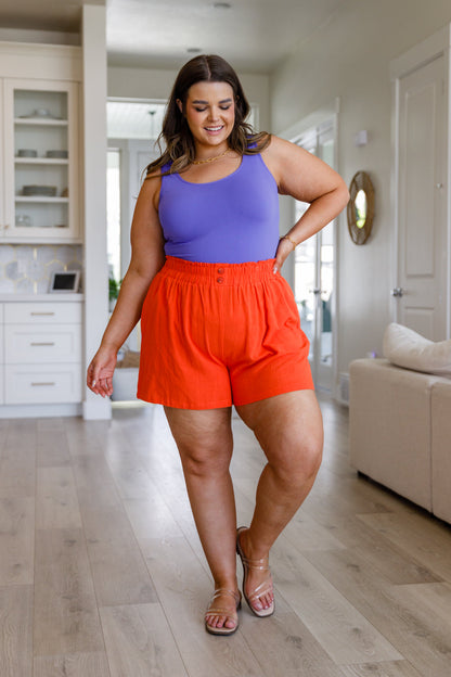 A Little Lazy High Rise Linen Shorts - WEBSITE EXCLUSIVE