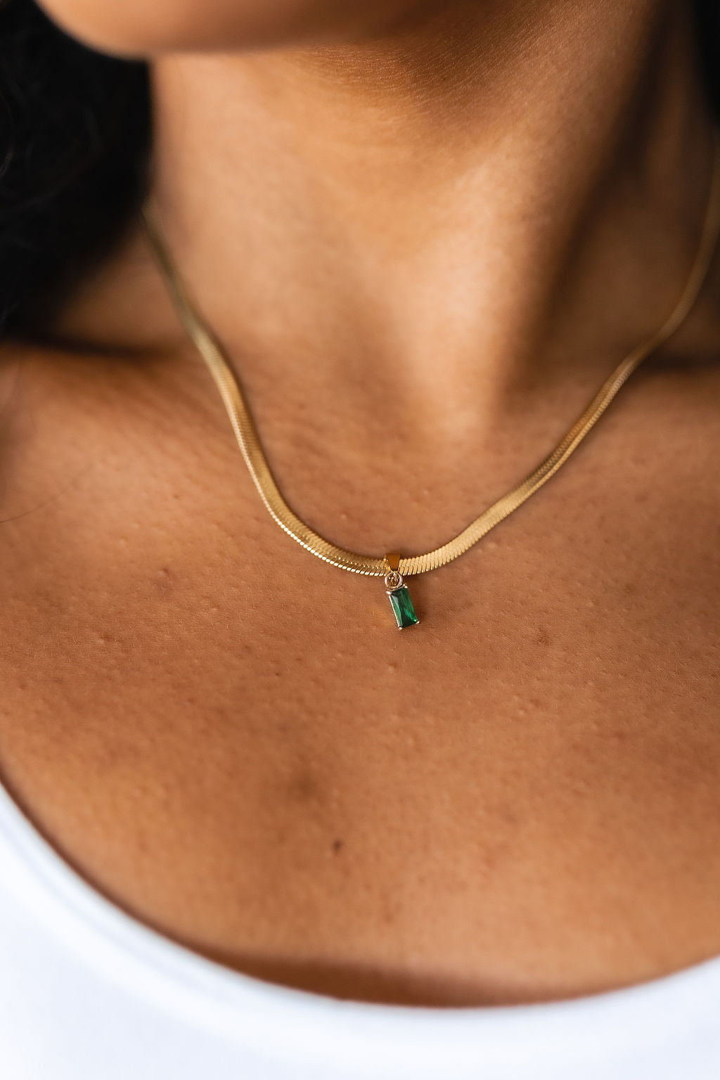 A Moment Like This Pendant Necklace in Green - WEBSITE EXCLUSIVE