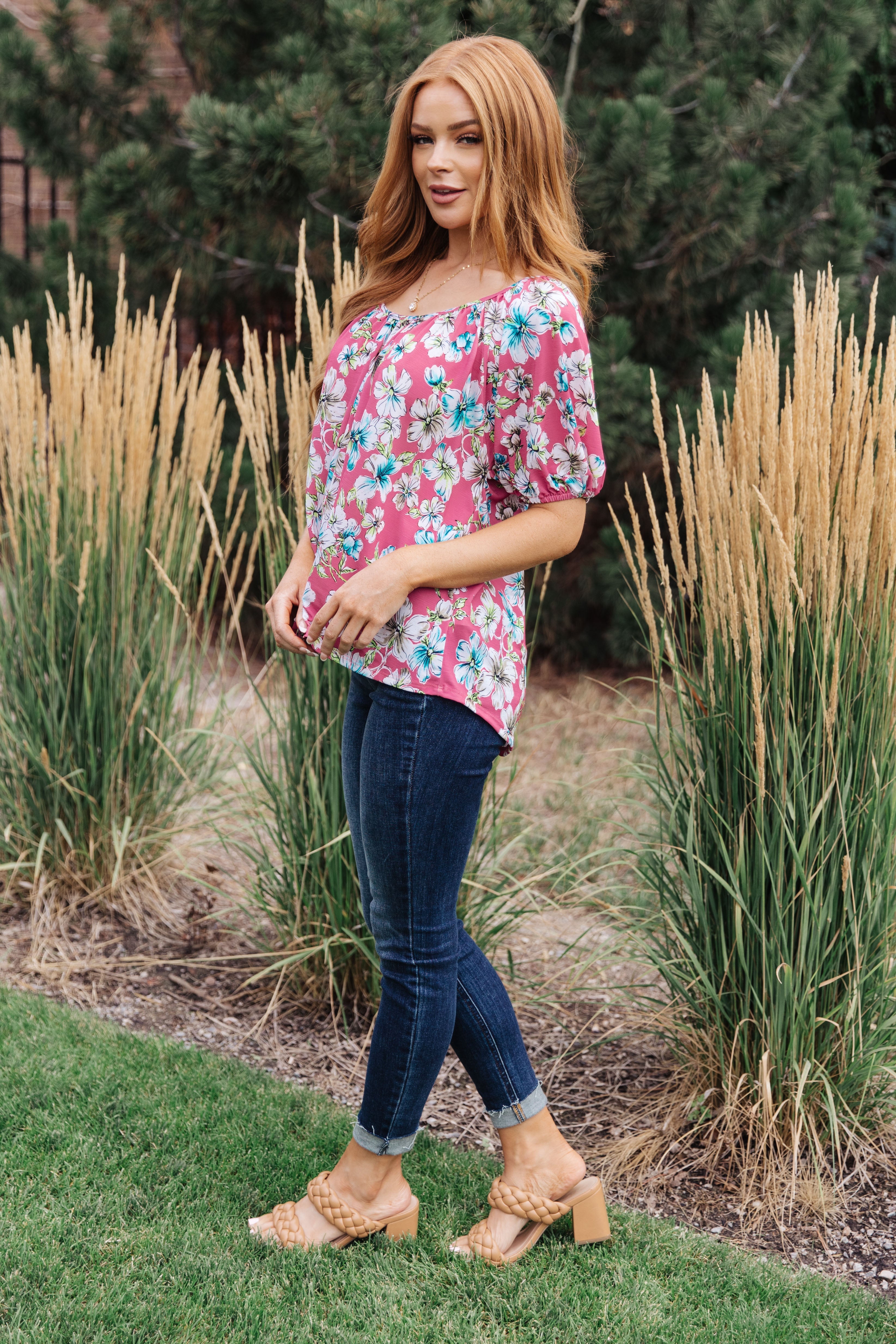 Bloom So Bright Floral Top - WEBSITE EXCLUSIVE