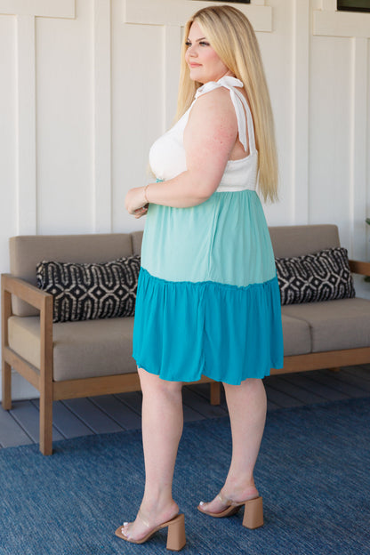 Blue Skies Tiered Dress - WEBSITE EXCLUSIVE