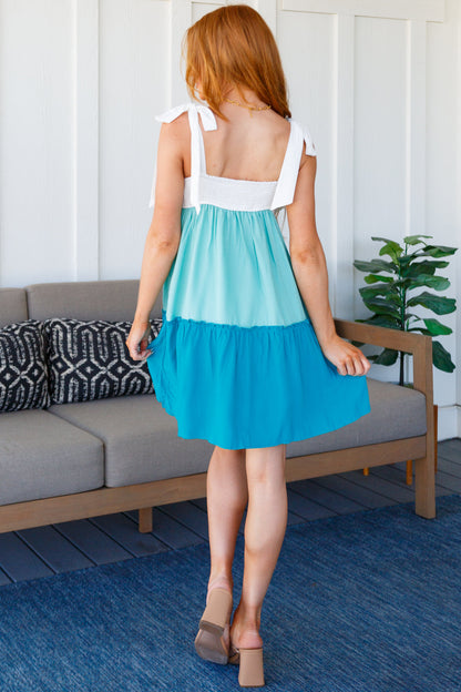 Blue Skies Tiered Dress - WEBSITE EXCLUSIVE