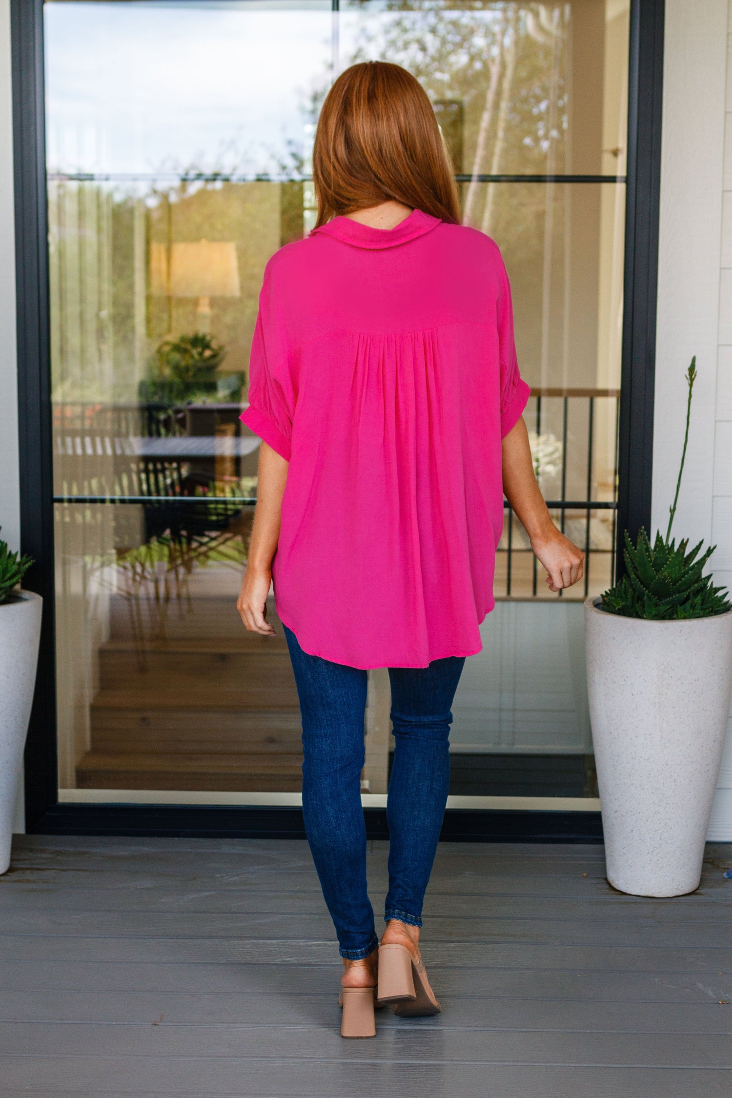 Bounding Beauty Button Down Blouse - WEBSITE EXCLUSIVE
