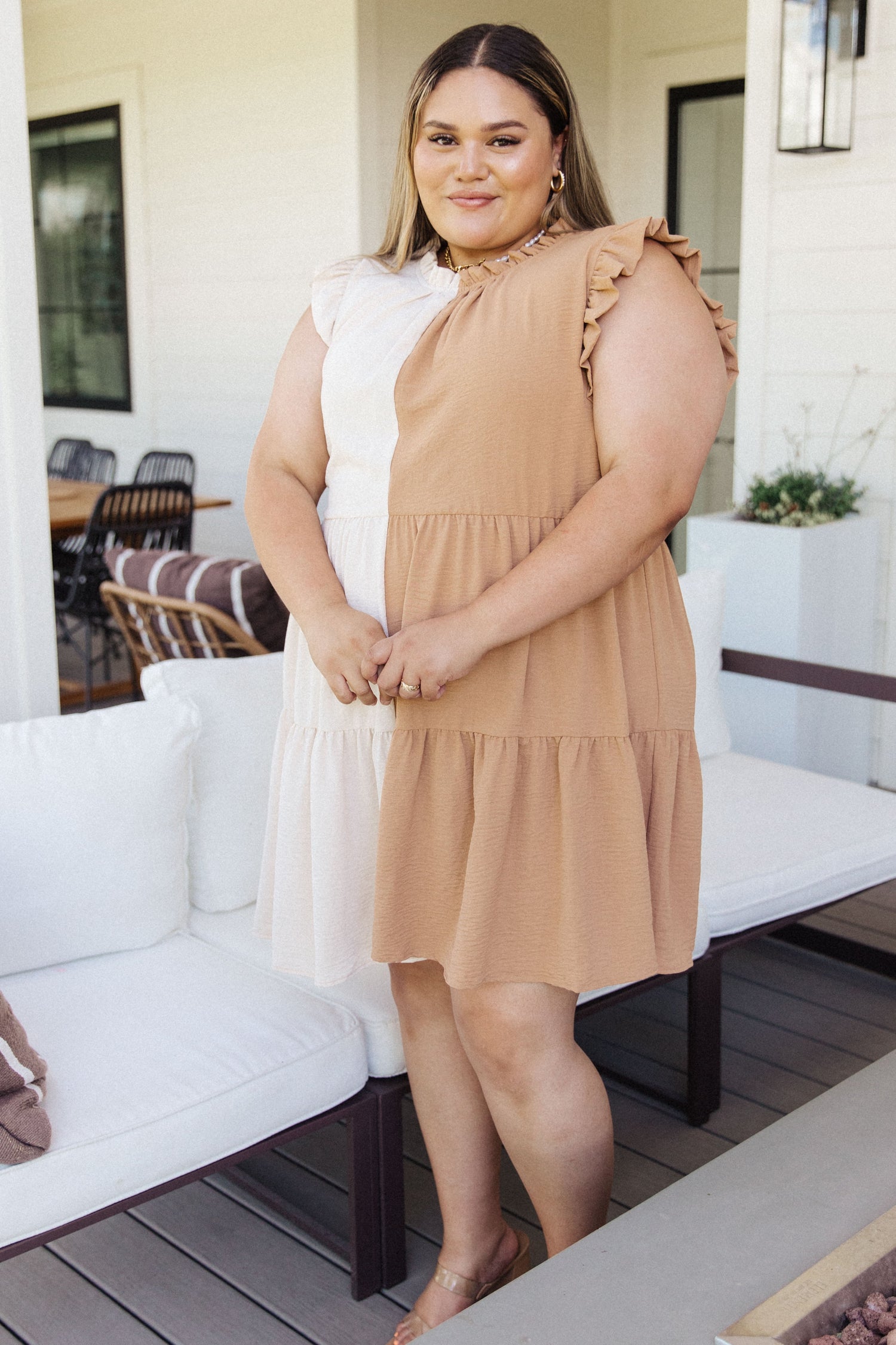 Break Even Ruffled Tiered Dress - WEBSITE EXCLUSIVE