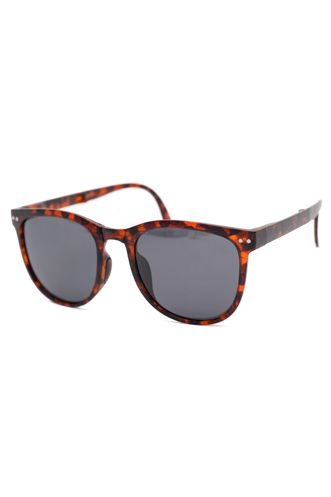 Collapsible Girlfriend Sunnies &amp; Case in Tortoise Shell - WEBSITE EXCLUSIVE