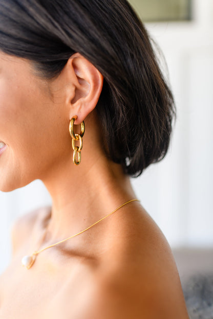 Chain Letter Earrings- WEBSITE EXCLUSIVE