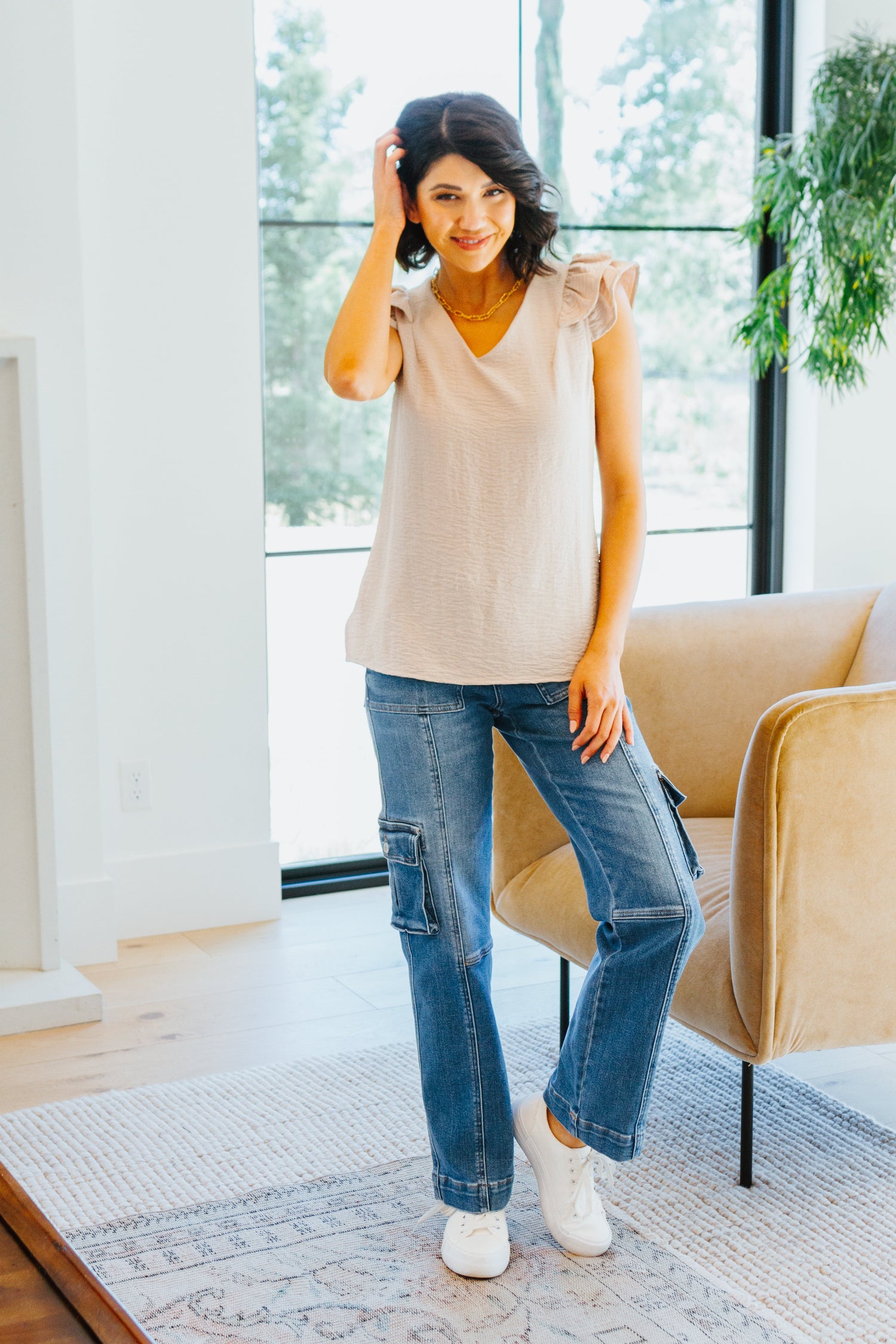 Change of Tune Ruffle Tank - WEBSITE EXCLUSIVE