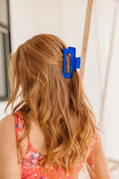 Claw Clip Set of 4 in Royal Blue - WEBSITE EXCLUSIVE
