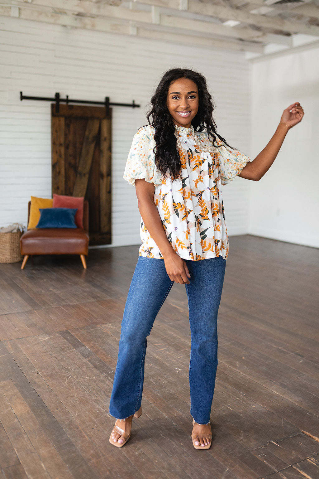 Daydreamer Mixed Floral Top - WEBSITE EXCLUSIVE
