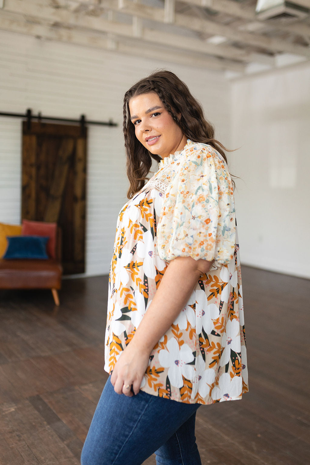 Daydreamer Mixed Floral Top - WEBSITE EXCLUSIVE