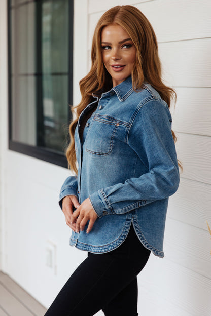 Denver Denim Shacket - WEBSITE EXCLUSIVE