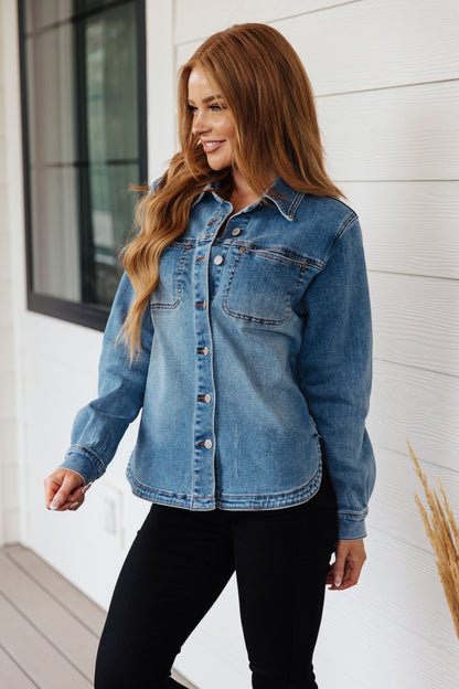 Denver Denim Shacket - WEBSITE EXCLUSIVE