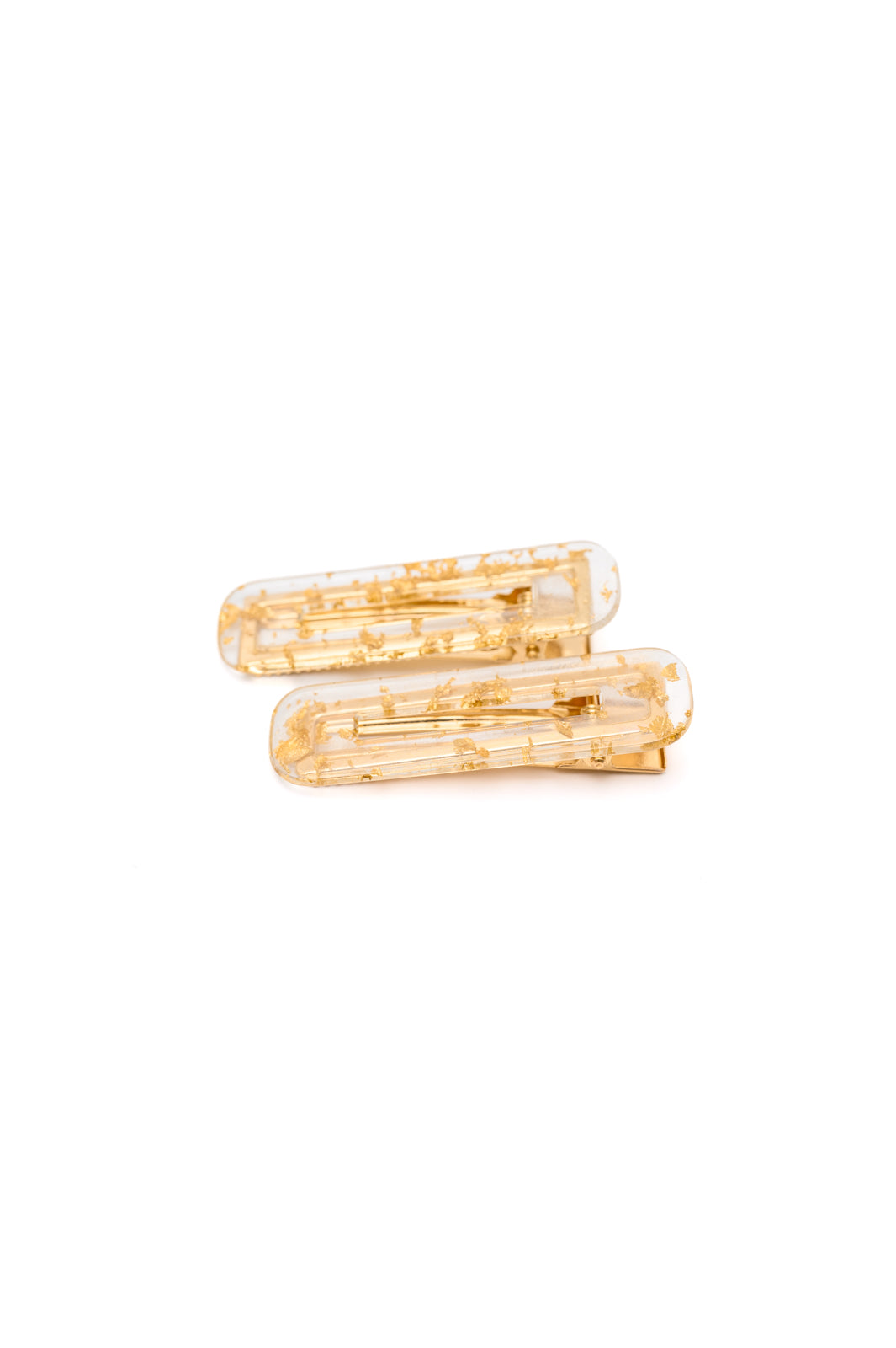 Double Trouble 2 Pack Hair Clip in Gold Leaf - WEBSITE EXCLUSIVE