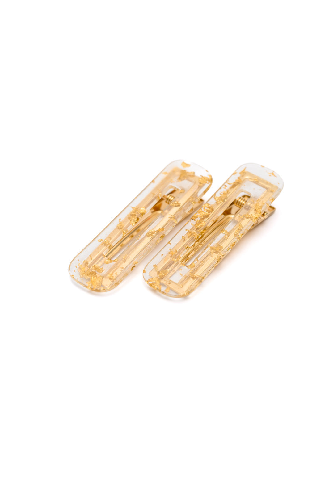 Double Trouble 2 Pack Hair Clip in Gold Leaf - WEBSITE EXCLUSIVE