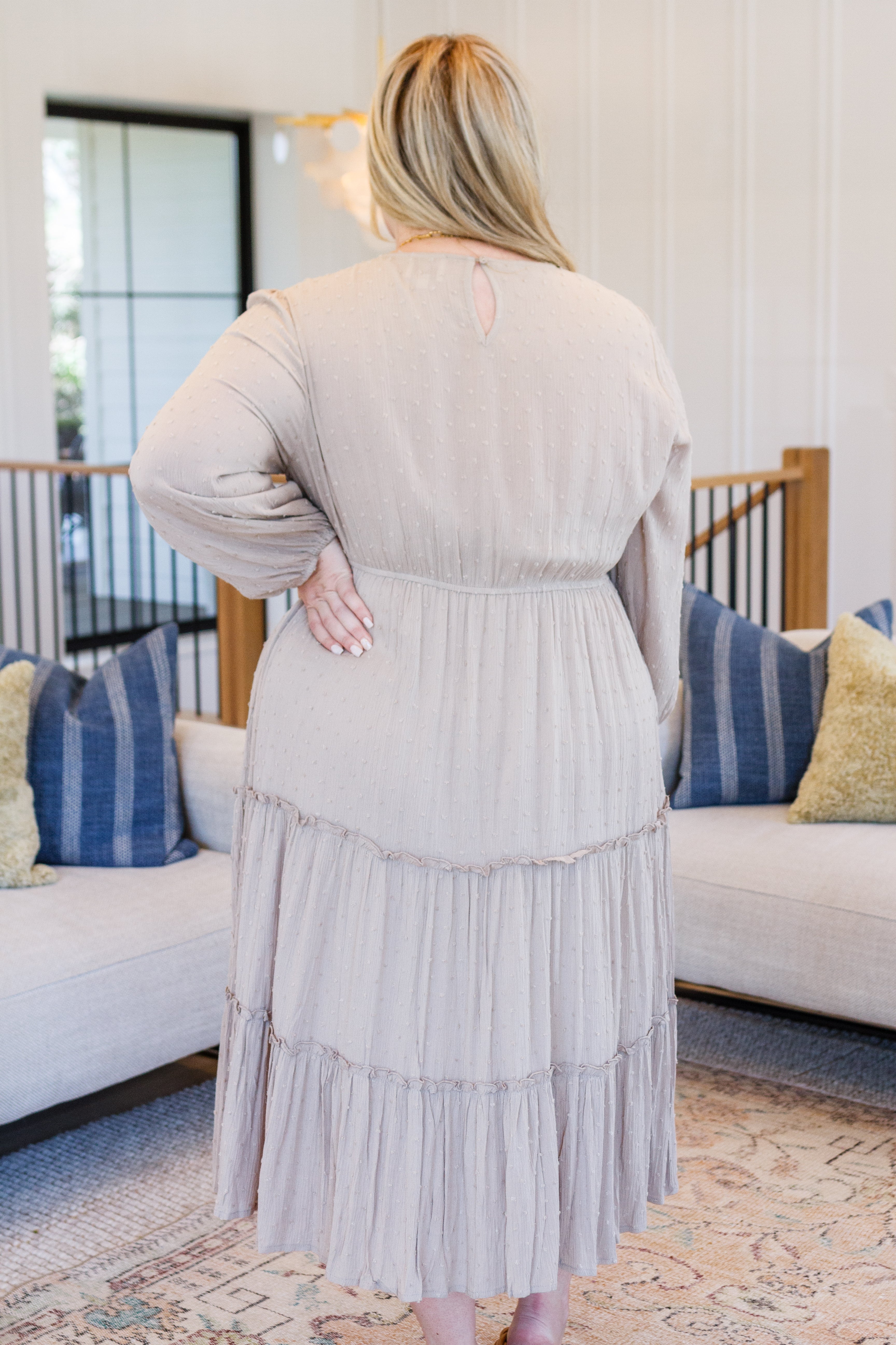 Easy Come, Easy Go Tiered Midi Dress - WEBSITE EXCLUSIVE