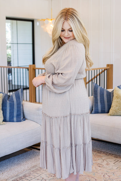 Easy Come, Easy Go Tiered Midi Dress - WEBSITE EXCLUSIVE