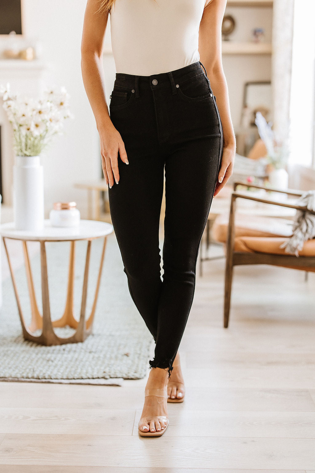 Ebony High Rise Tummy Control Skinny Jeans - WEBSITE EXCLUSIVE