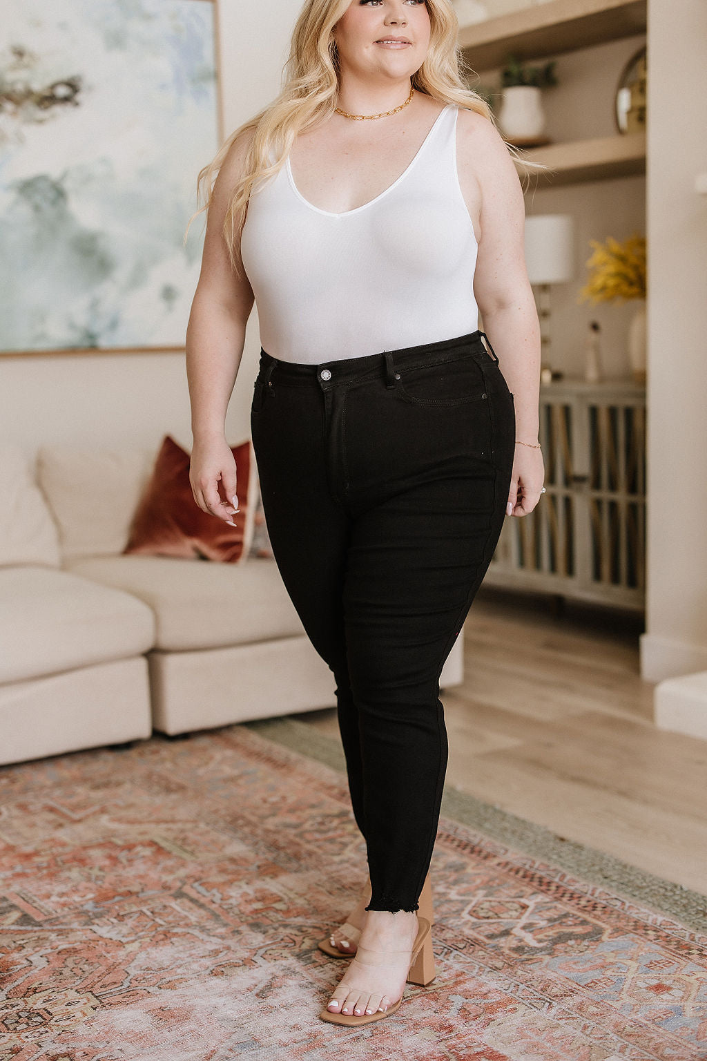 Ebony High Rise Tummy Control Skinny Jeans - WEBSITE EXCLUSIVE