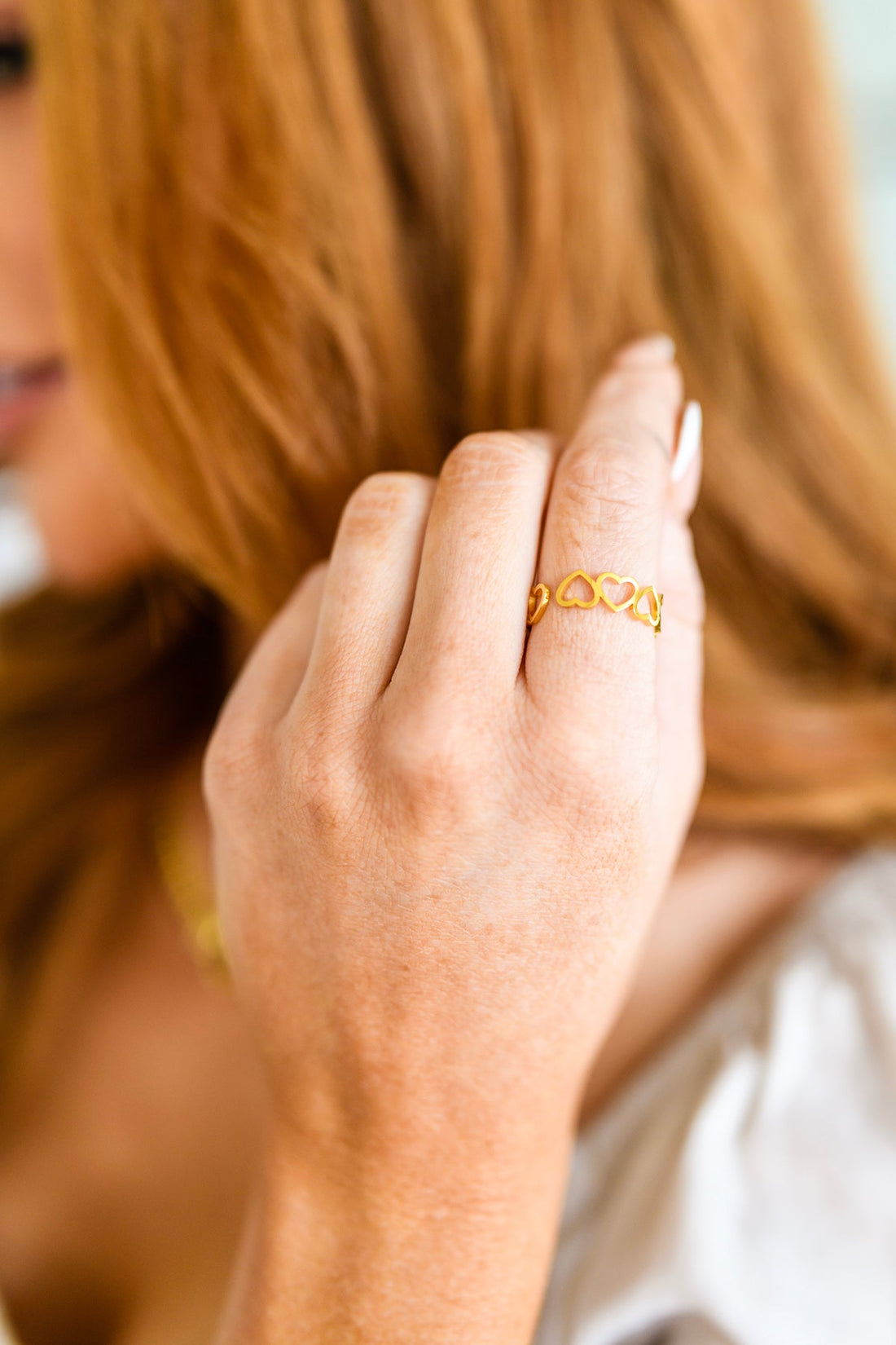 Endless Hearts Gold Ring - WEBSITE EXCLUSIVE