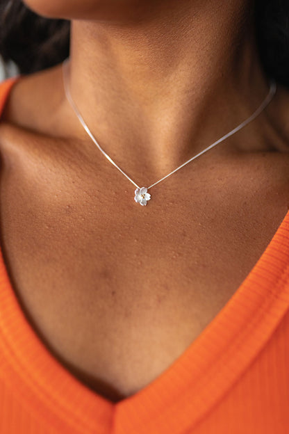 Fanciful Floral Pendant Necklace - WEBSITE EXCLUSIVE