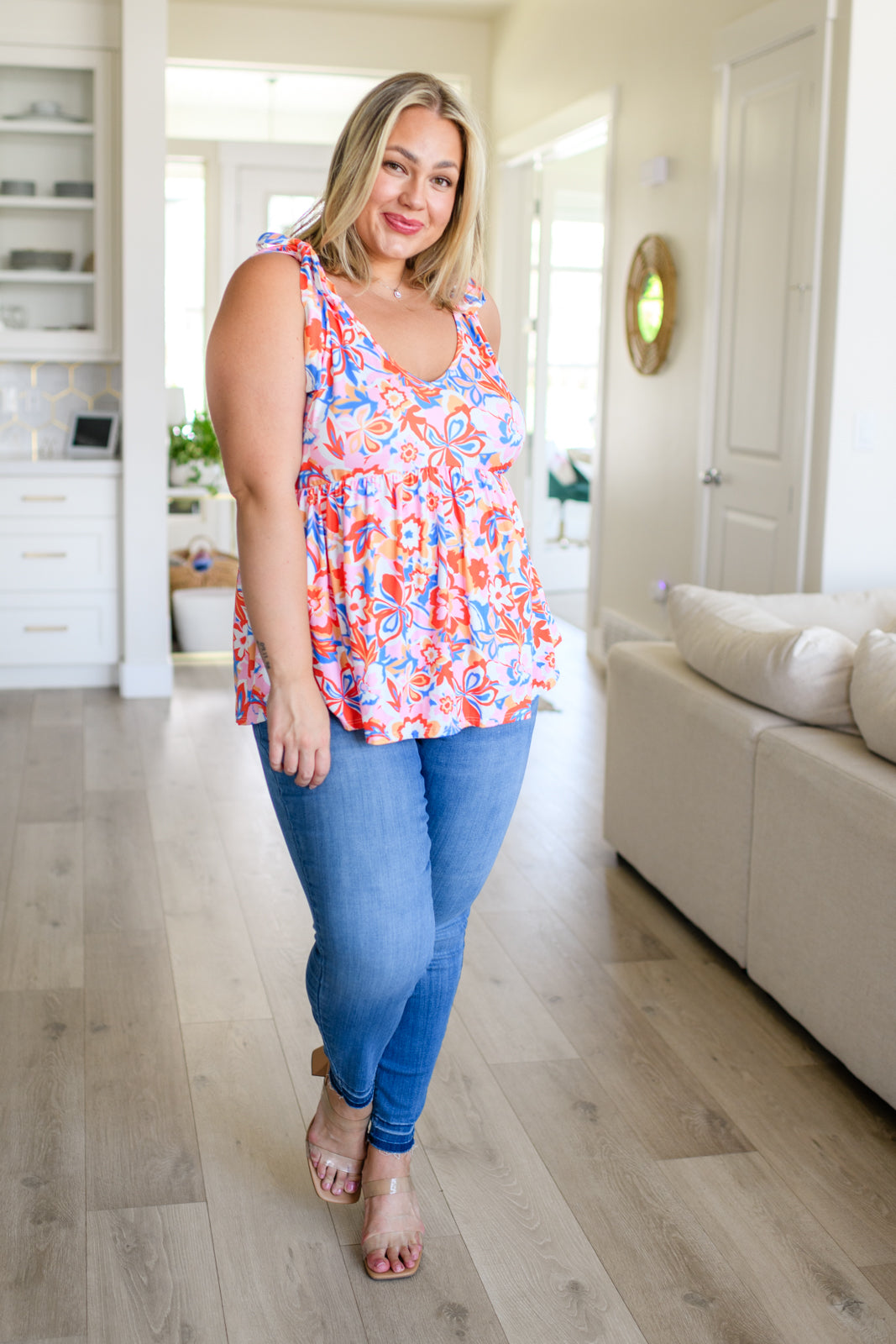 Feeling Groovy Floral Tank - WEBSITE EXCLUSIVE