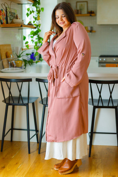 First Day Of Spring Jacket in Dusty Mauve- Website Exclusive