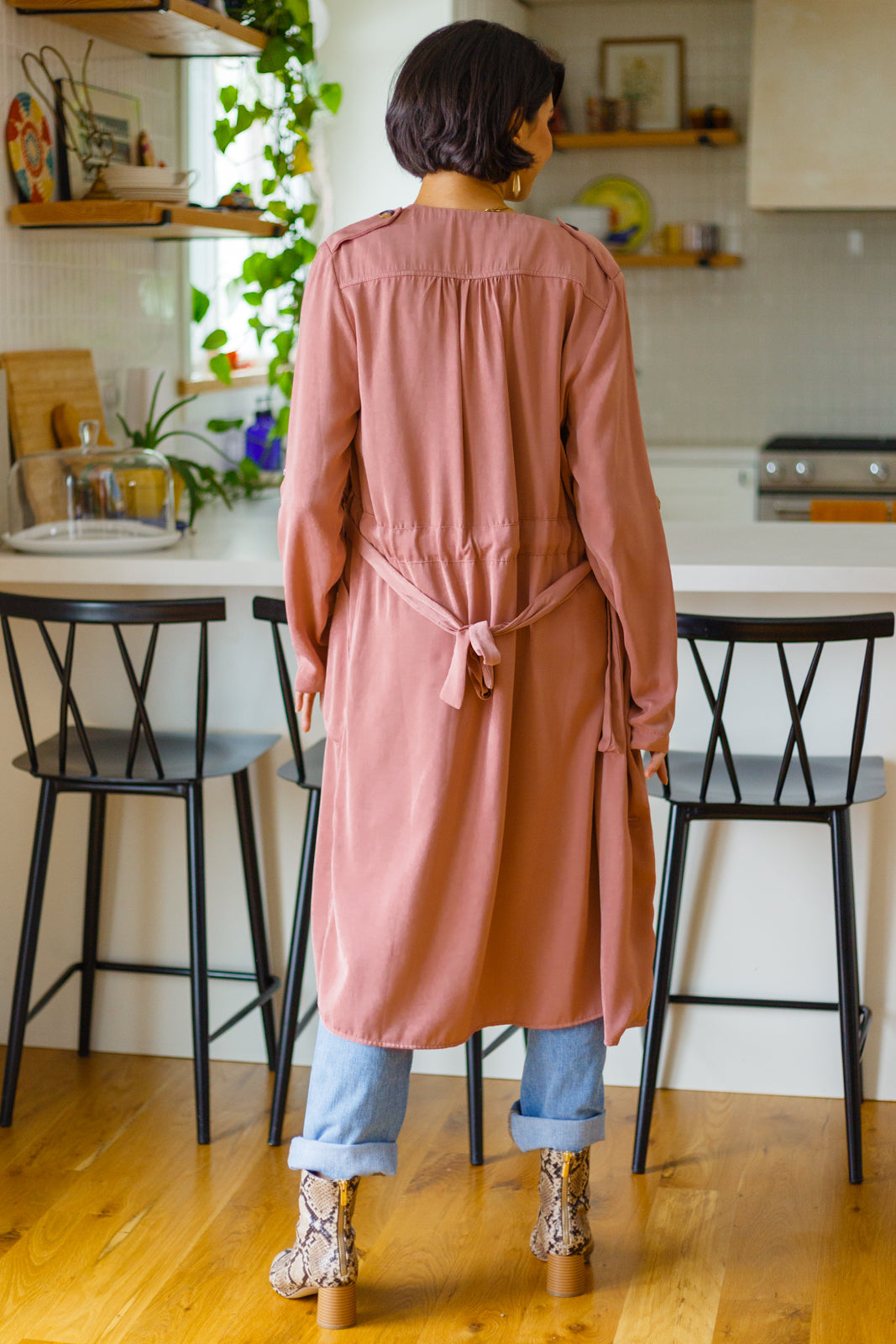 First Day Of Spring Jacket in Dusty Mauve- Website Exclusive