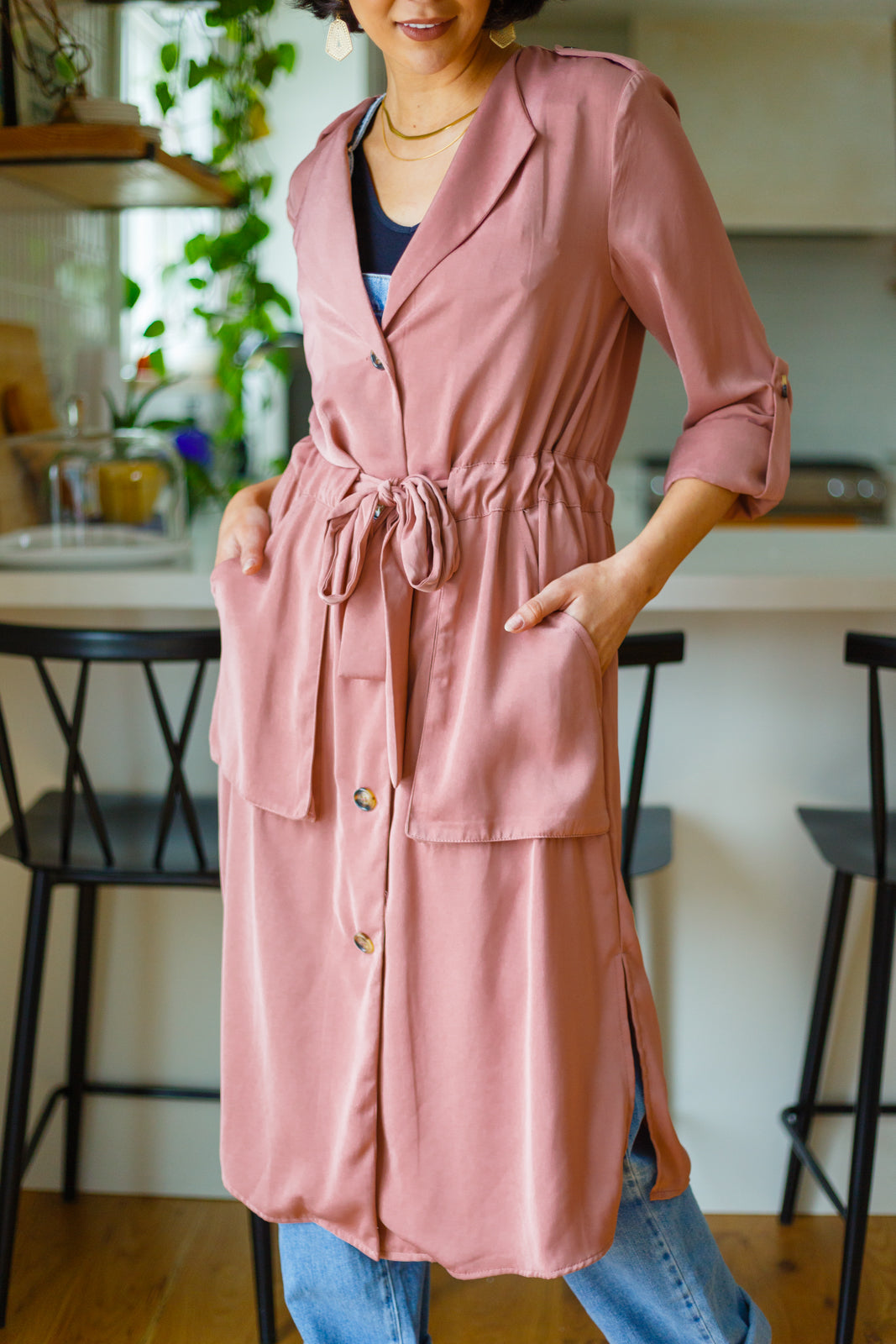 First Day Of Spring Jacket in Dusty Mauve- Website Exclusive