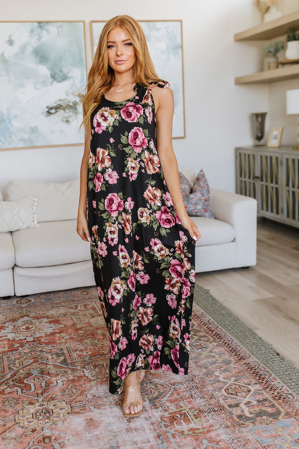 Fortuitous in Floral Maxi Dress - WEBSITE EXCLUSIVE