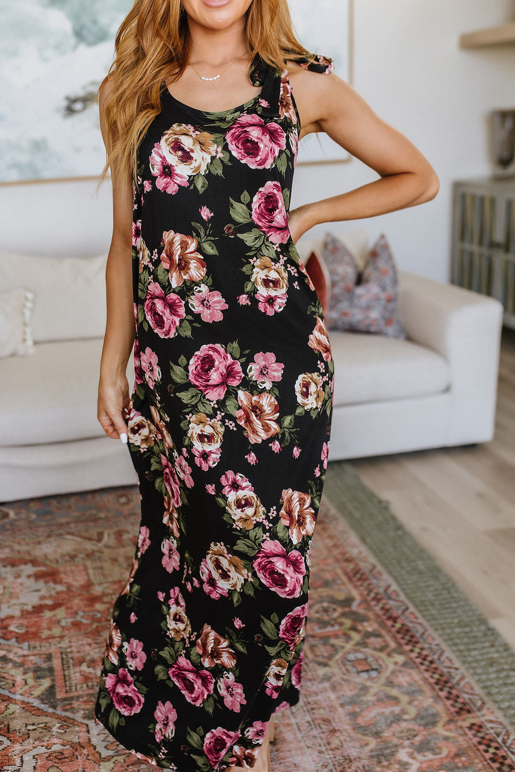 Fortuitous in Floral Maxi Dress - WEBSITE EXCLUSIVE
