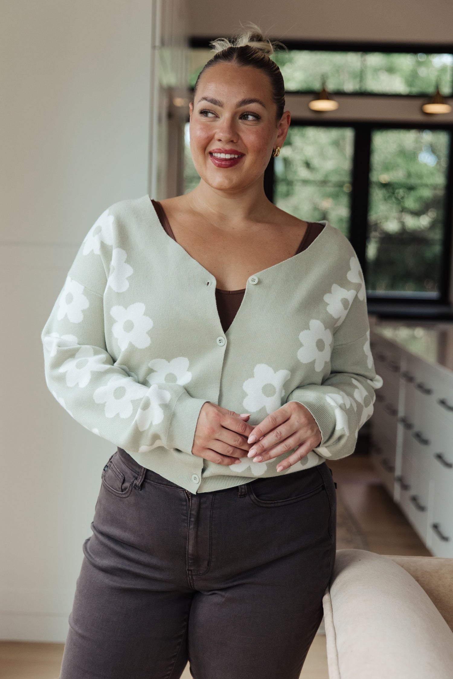Fresh As A Daisy Floral Cardigan - WEBSITE EXCLUSIVE