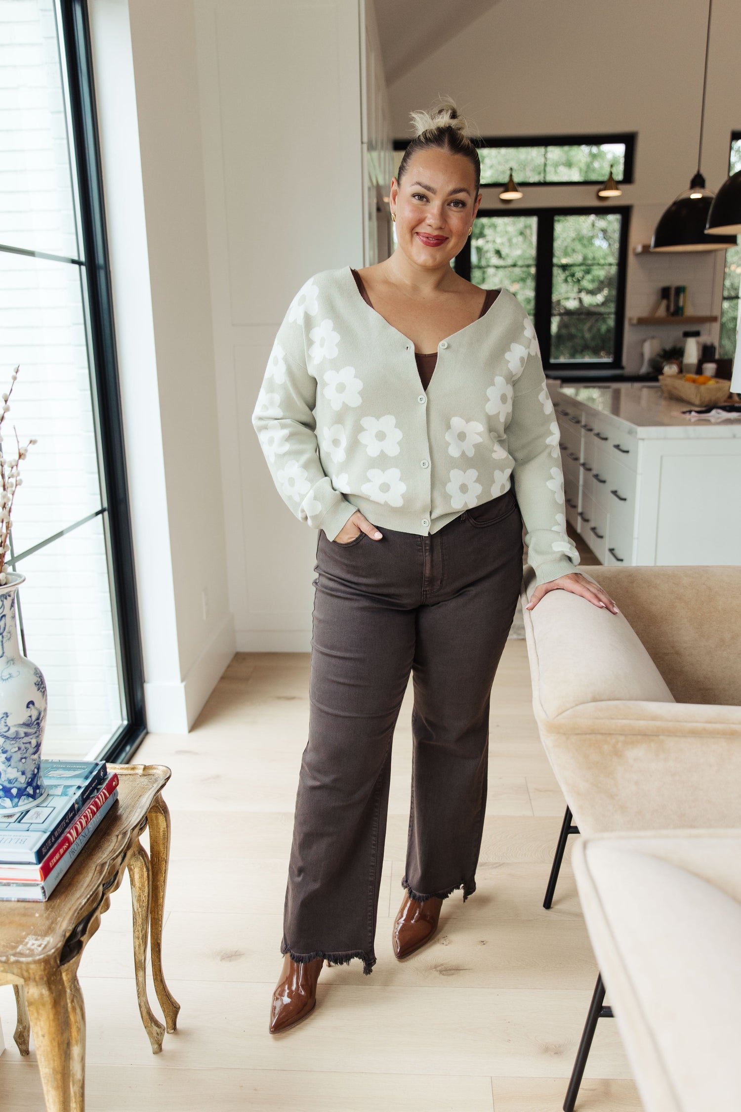 Fresh As A Daisy Floral Cardigan - WEBSITE EXCLUSIVE