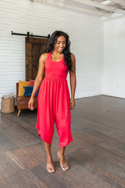 Good Idea Jumpsuit in Red - WEBSITE EXCLUSIVE