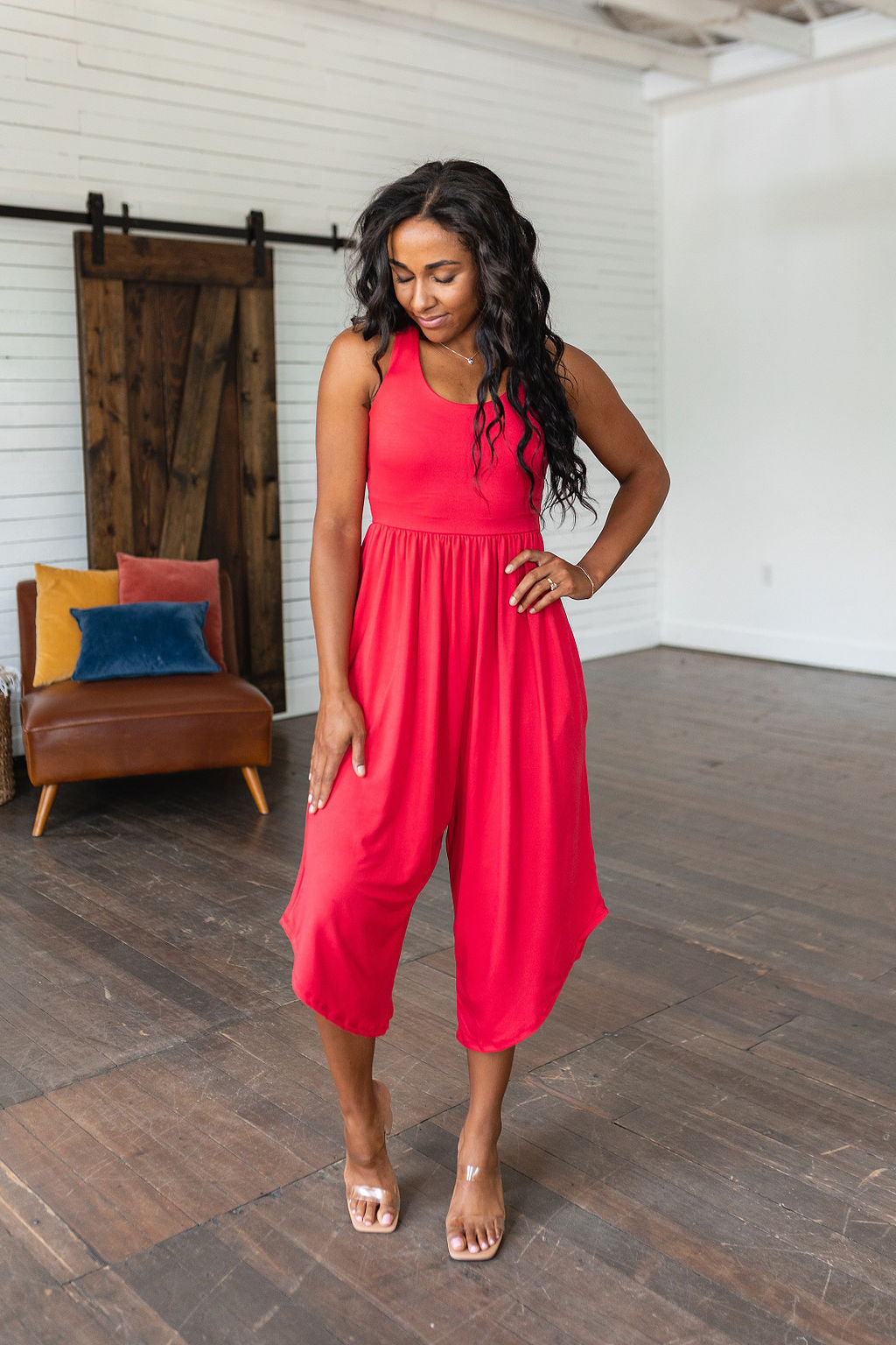 Good Idea Jumpsuit in Red - WEBSITE EXCLUSIVE